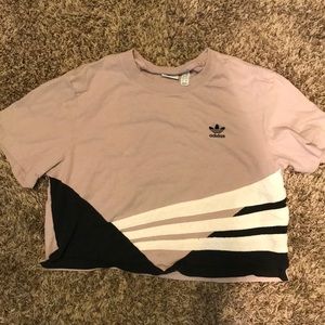 An Adidas short sleeve shirt.